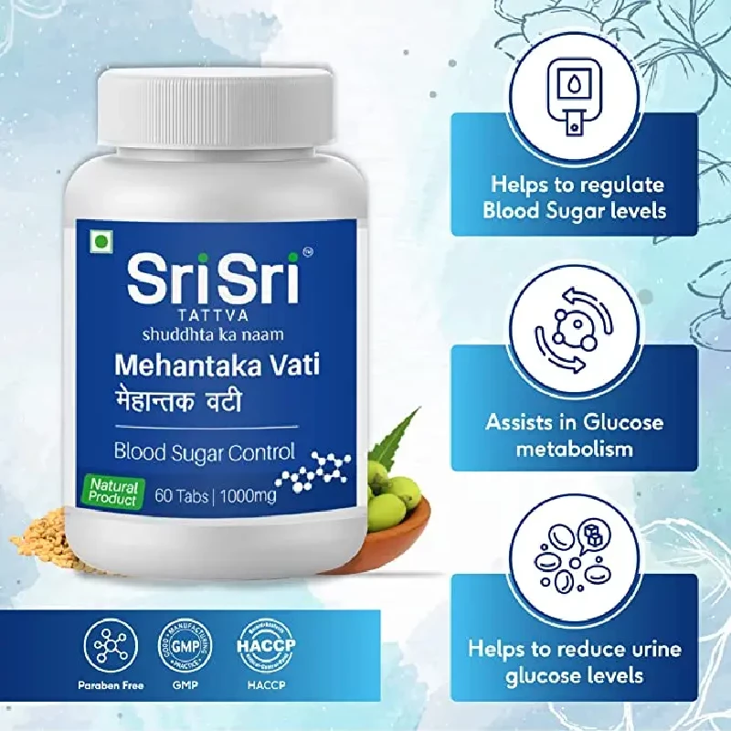 Sri Sri Tattva Mehantaka Vati 1000mg Tablet, 60 Tablets-3.webp